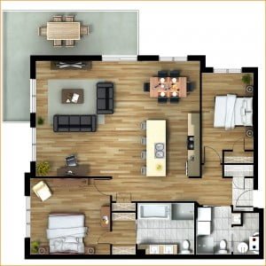 Modèle BB Condominiums X15 à Mirabel projet de condos neufs