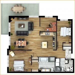 Modèle BB Condominiums X15 à Mirabel projet de condos neufs