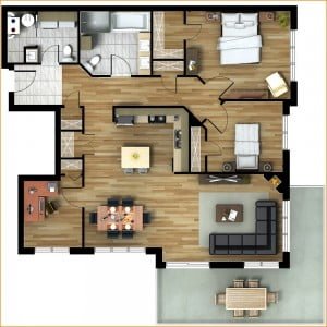 Modèle DD Condominiums X15 à Mirabel projet de condos neufs