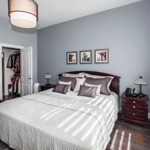 Modèle de condo C 4 1/2 Chambre principale
