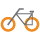 Logo de pistes cyclables à promixités